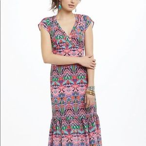 Anthropologie Vanessa Virginia Mural Maxi Dress